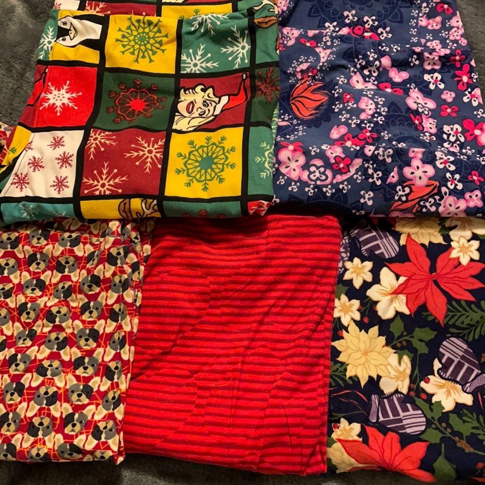 BUNDLE- 5 pairs Lularoe Leggings TC New